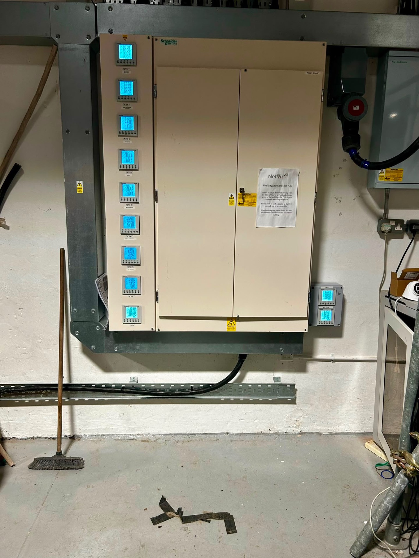Schneider commercial panel board with multi-tenant metering